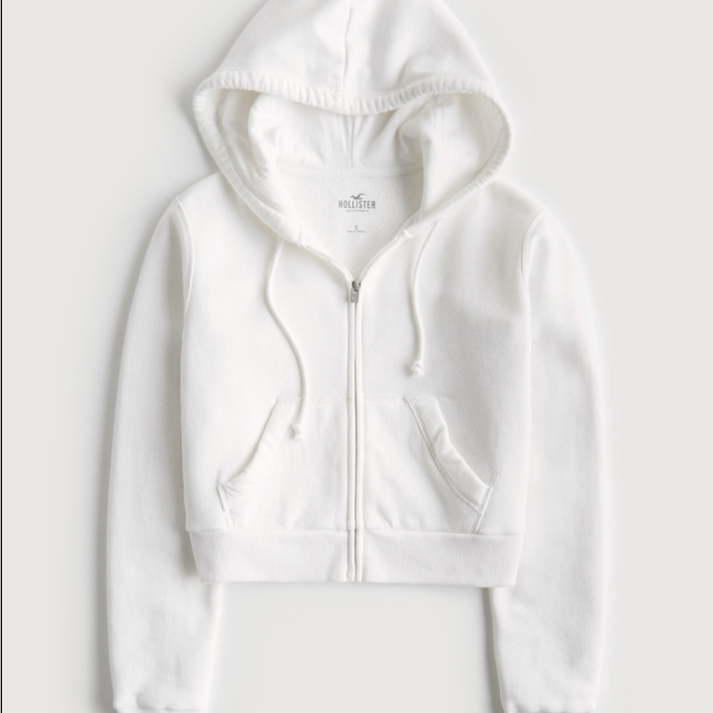 Hollister Fleece Mini Zip-Up Hoodie